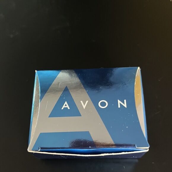 AVON Hoop Earrings with Clear Bead Accents - Picture 5 of 5